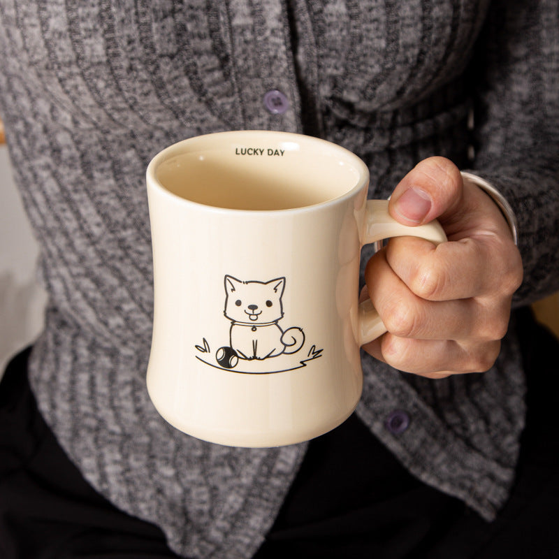 Mug Cartoon Ceramic Dog Mug