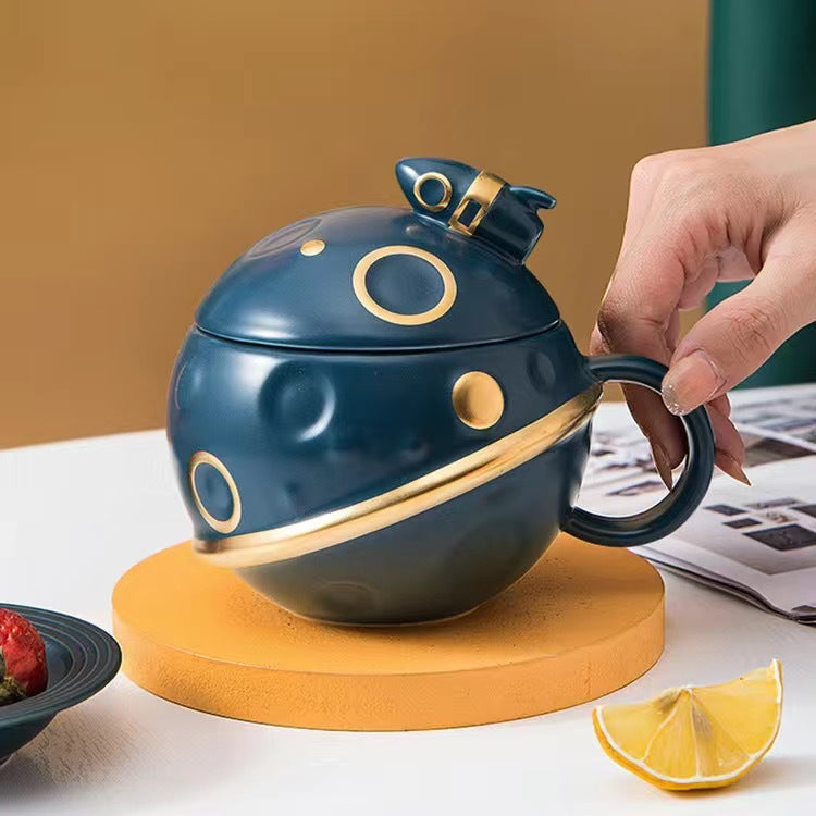 Fashion Ceramic Star Mug Astronaut Spaceship