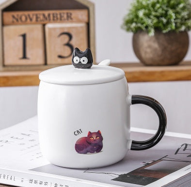 Japanese Cutemark ceramic Cartoon Cat Mugs