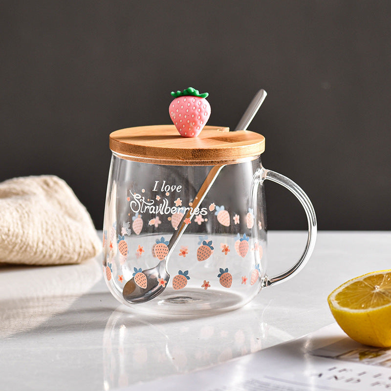 Transparent Breakfast Coffee Cup