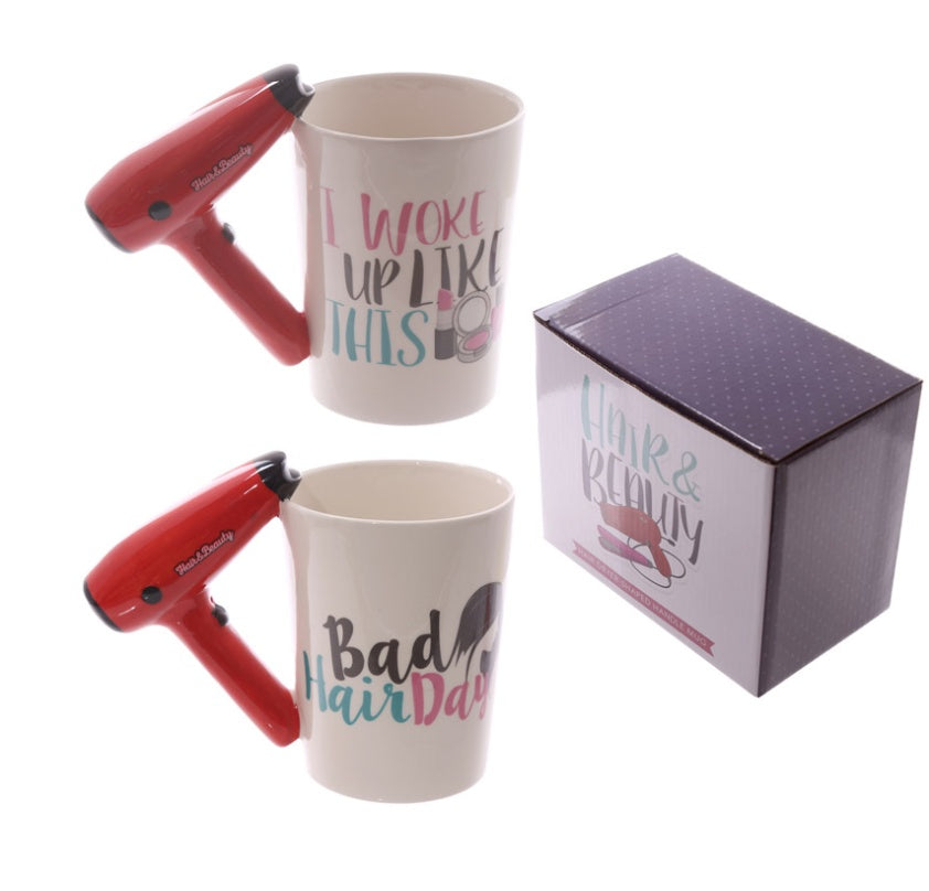 Creative Ceramic Hair Dryer Mug
