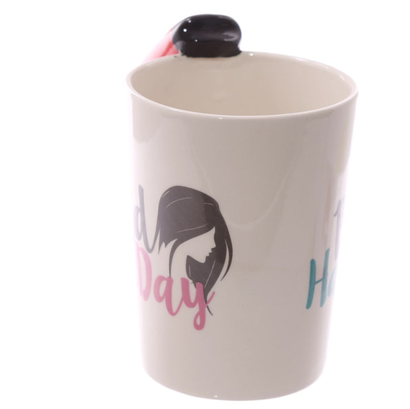 Creative Ceramic Hair Dryer Mug