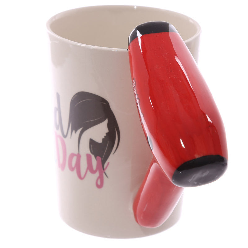 Creative Ceramic Hair Dryer Mug