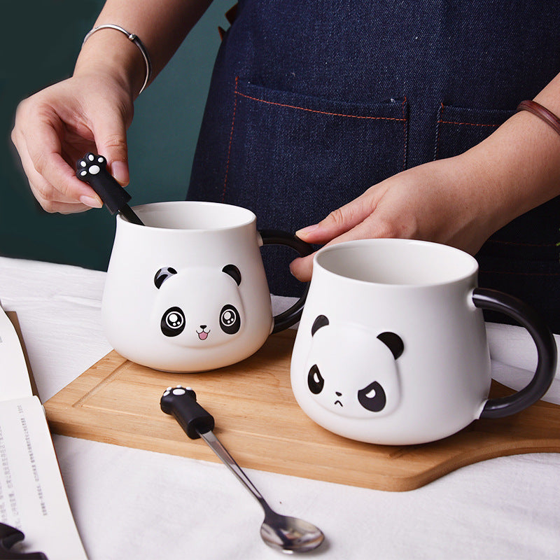 Large Capacity Panda Ceramic Mug