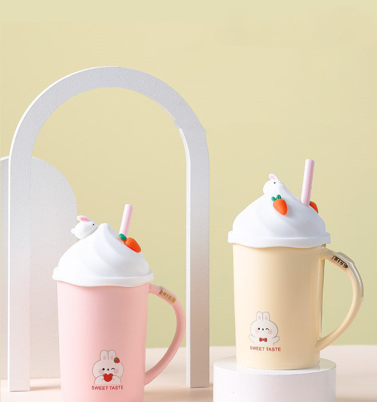 Rabbit Cut Ceramic Mug