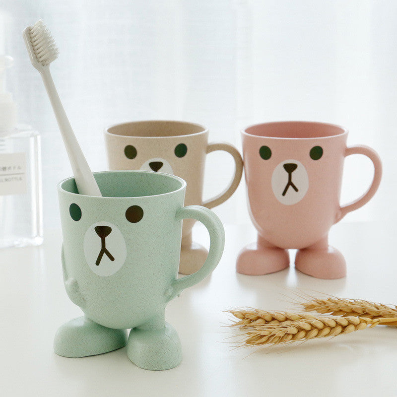 Cartoon Cute Child Brushing Cup And Mouthwash Cup