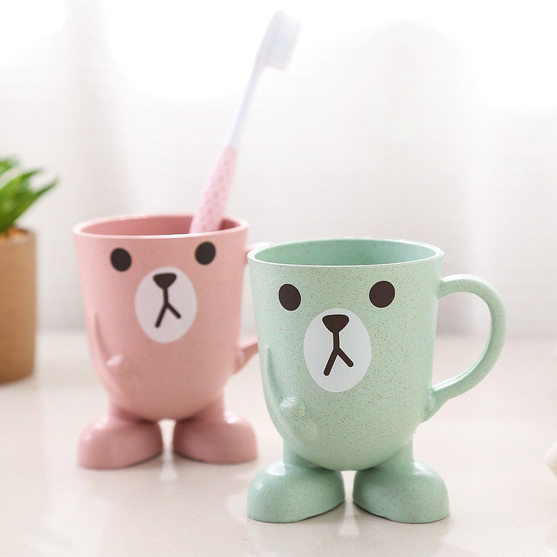 Cartoon Cute Child Brushing Cup And Mouthwash Cup