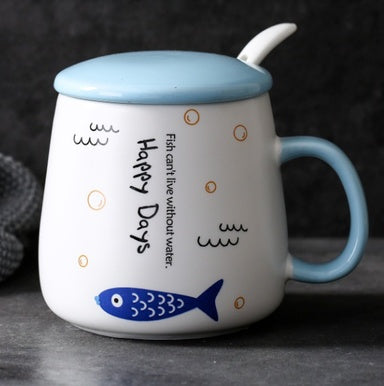 Japanese Cutemark ceramic Cartoon Cat Mugs