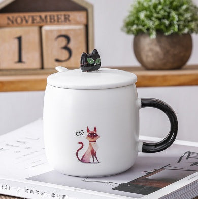 Japanese Cutemark ceramic Cartoon Cat Mugs