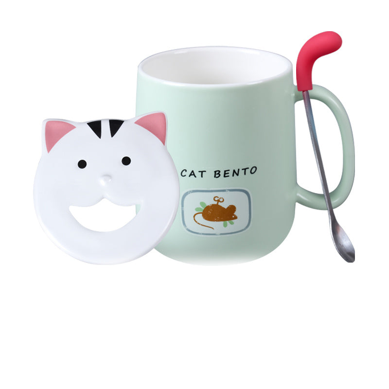 Ceramic Coffee Cup Cat Mug