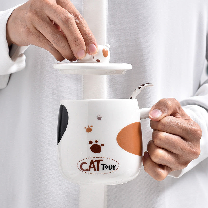 Cute Cat Mug Cartoon Ceramic Mug