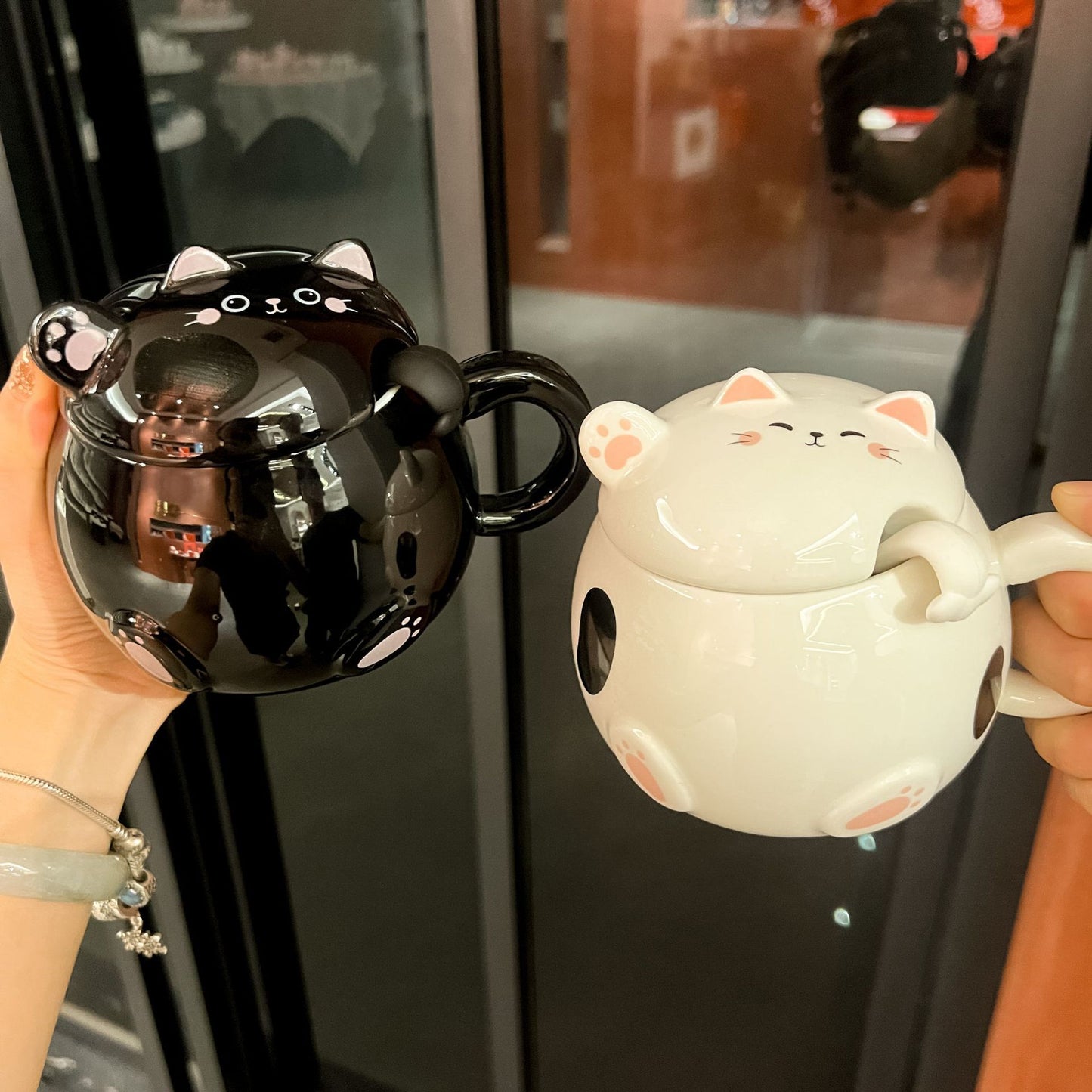 Lucky Cat Ceramic Mug