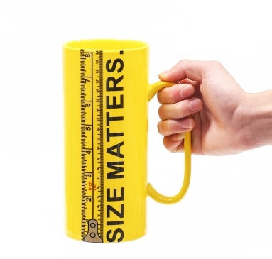 Ruler Mug Larg Capacity - Size Matters