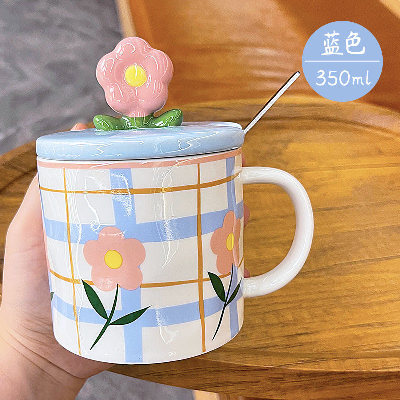 Ceramic Flowery Mugs