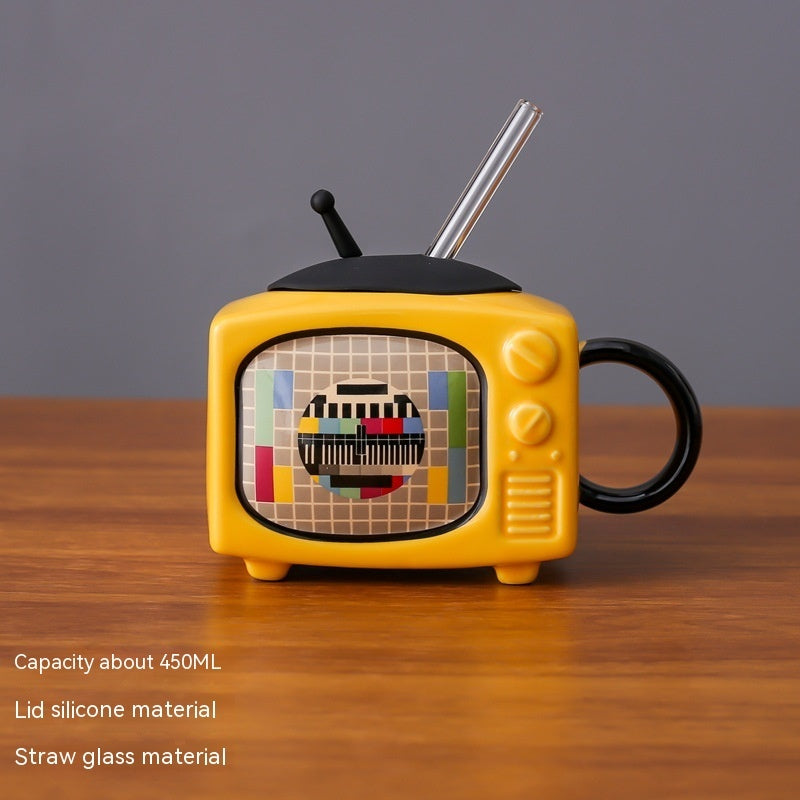 Retro TV Youth Memory Ceramic Cup