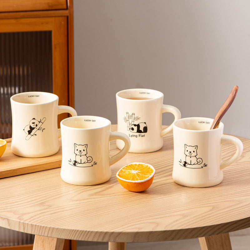 Mug Cartoon Ceramic Dog Mug