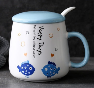 Japanese Cutemark ceramic Cartoon Cat Mugs