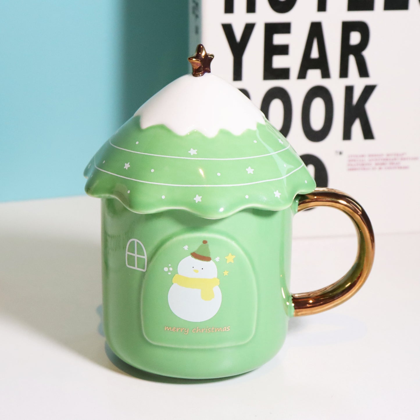 Ceramic Christmas Gift Large Capacity Mug