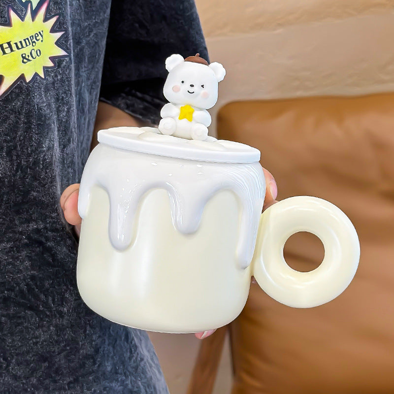 Bear-designed Ceramic Cup