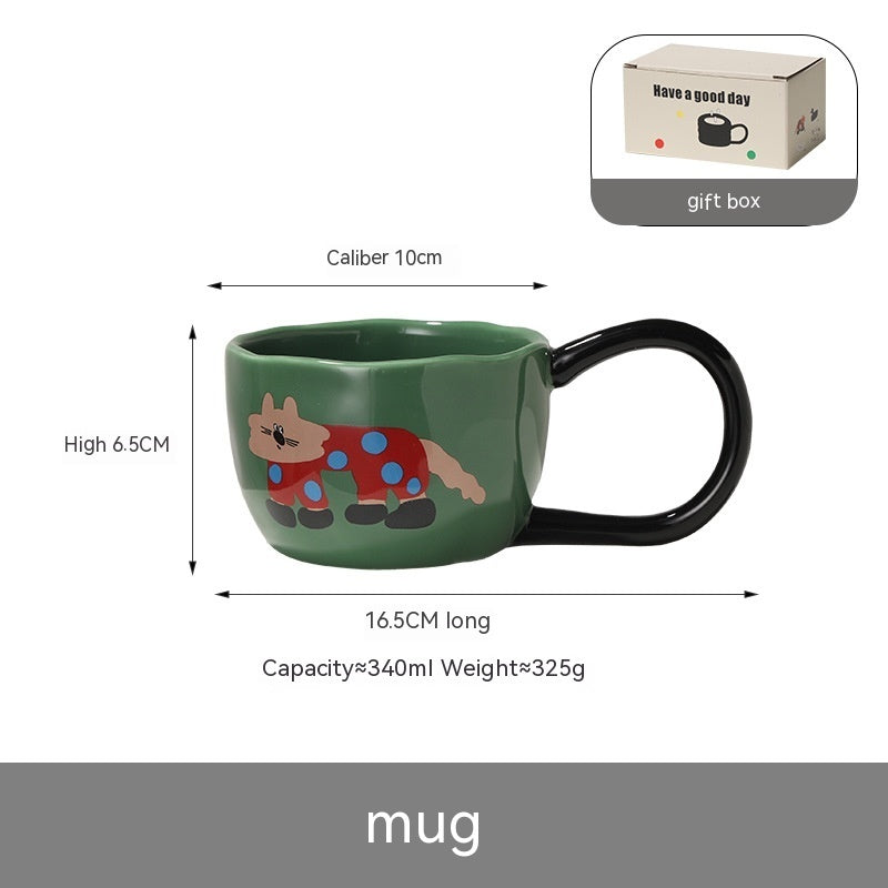Cute Cartoon Coffee Mug Cup