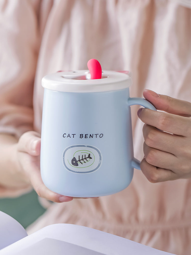 Ceramic Coffee Cup Cat Mug
