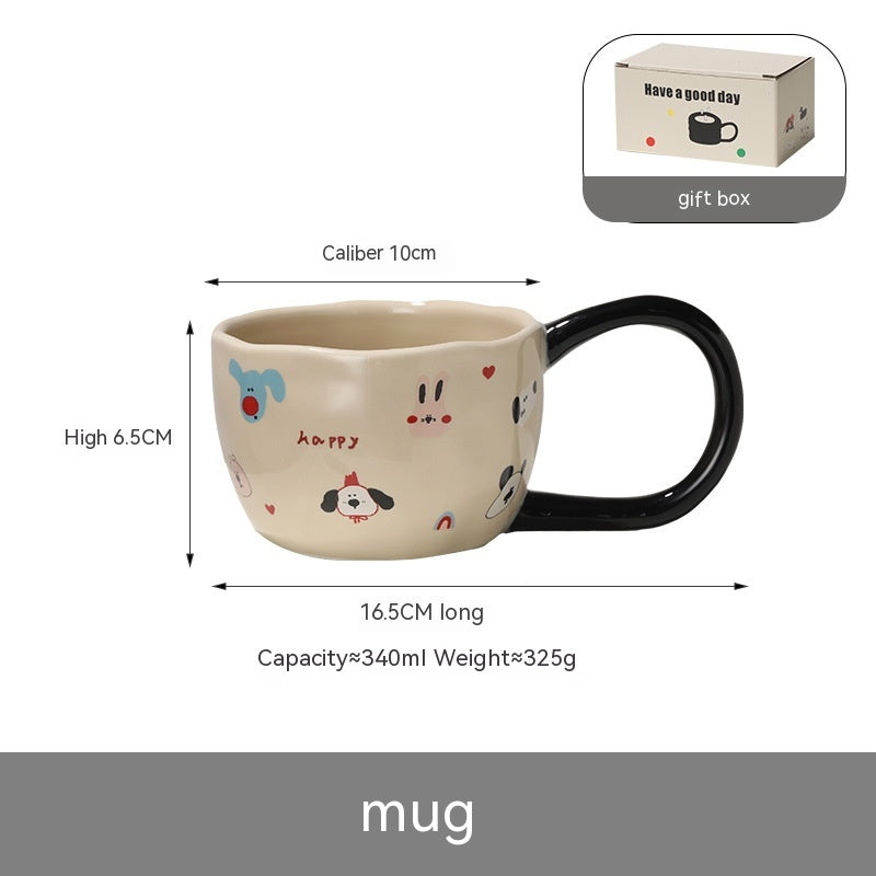 Cute Cartoon Coffee Mug Cup