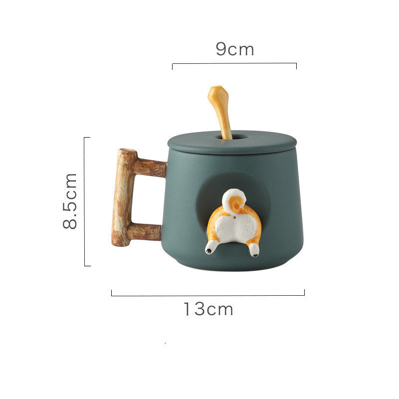 Creative Ceramic Shiba Inu Cute Mug