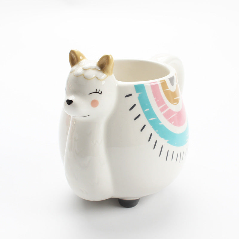 Ceramic Mug Alpaca Shaped