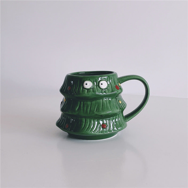 Christmas Tree Mug Ceramics Cup