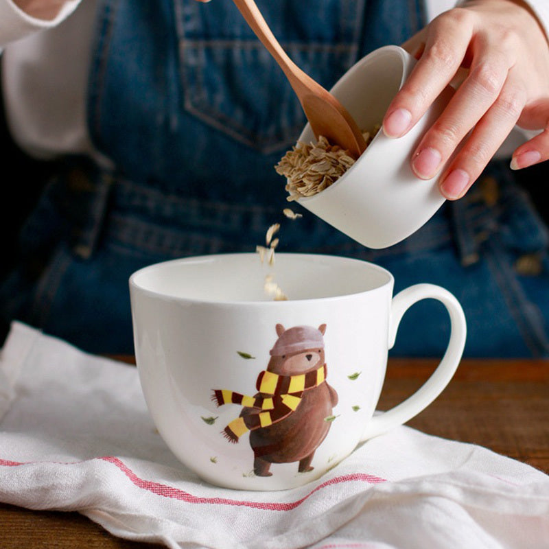 Bone Bear China Mug