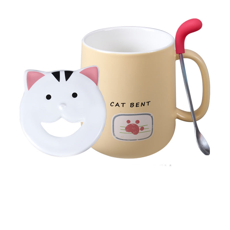 Ceramic Coffee Cup Cat Mug