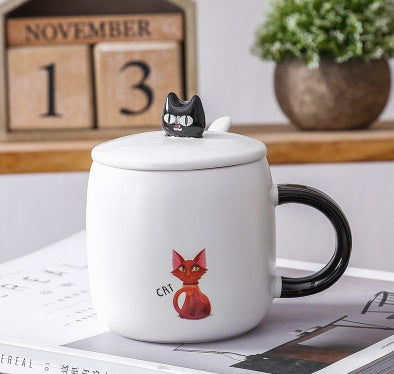 Japanese Cutemark ceramic Cartoon Cat Mugs