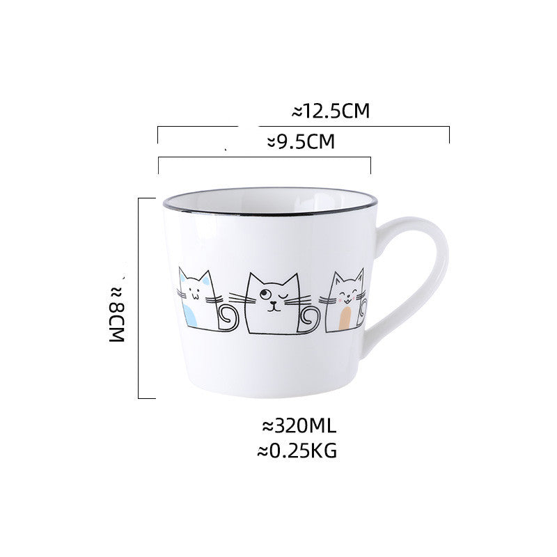 Ceramic Mug Cute Cat