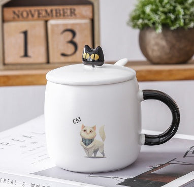 Japanese Cutemark ceramic Cartoon Cat Mugs