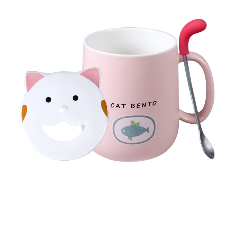 Ceramic Coffee Cup Cat Mug