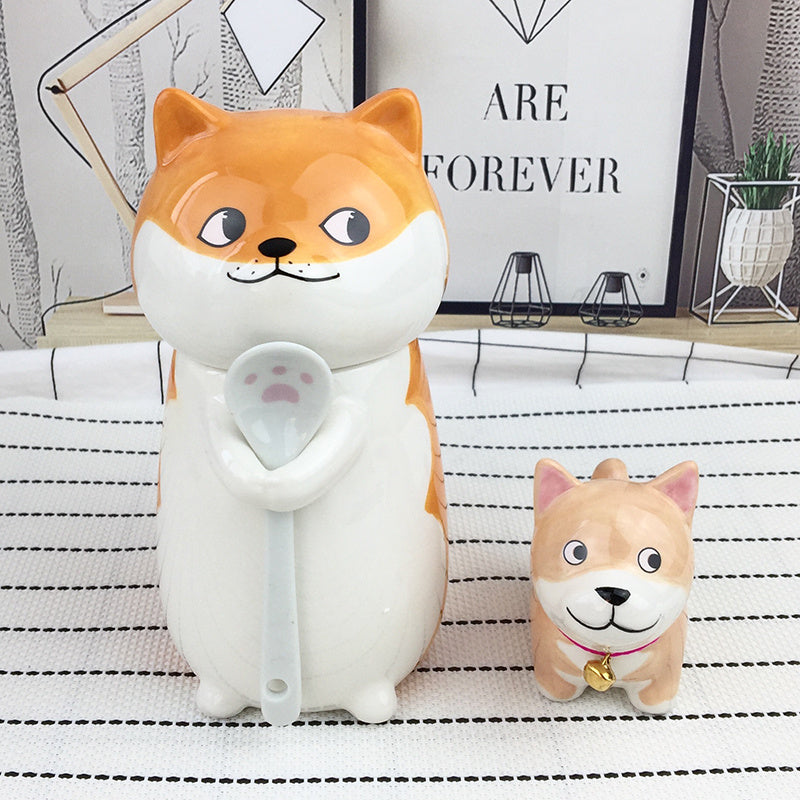 Japanese Ceramic Lovely Cat Large Capacity Mug
