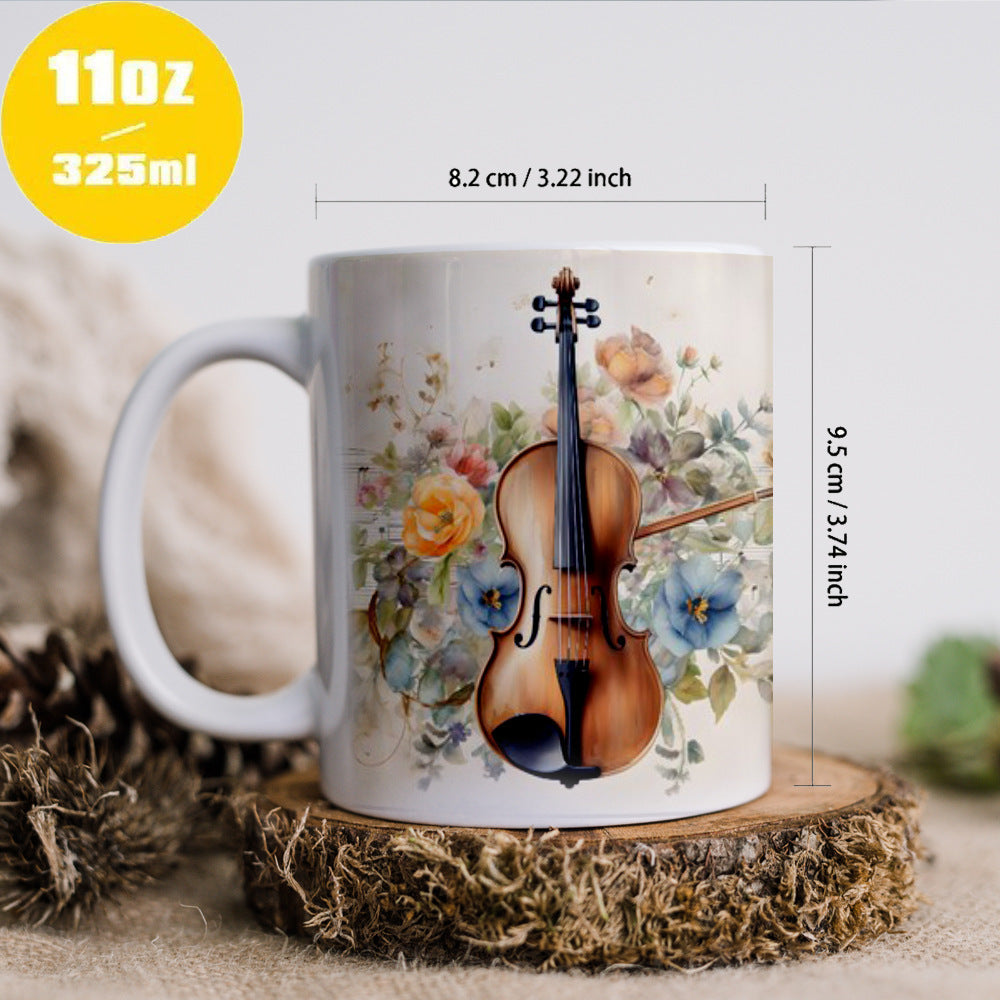 Music Theme Ceramic Mug