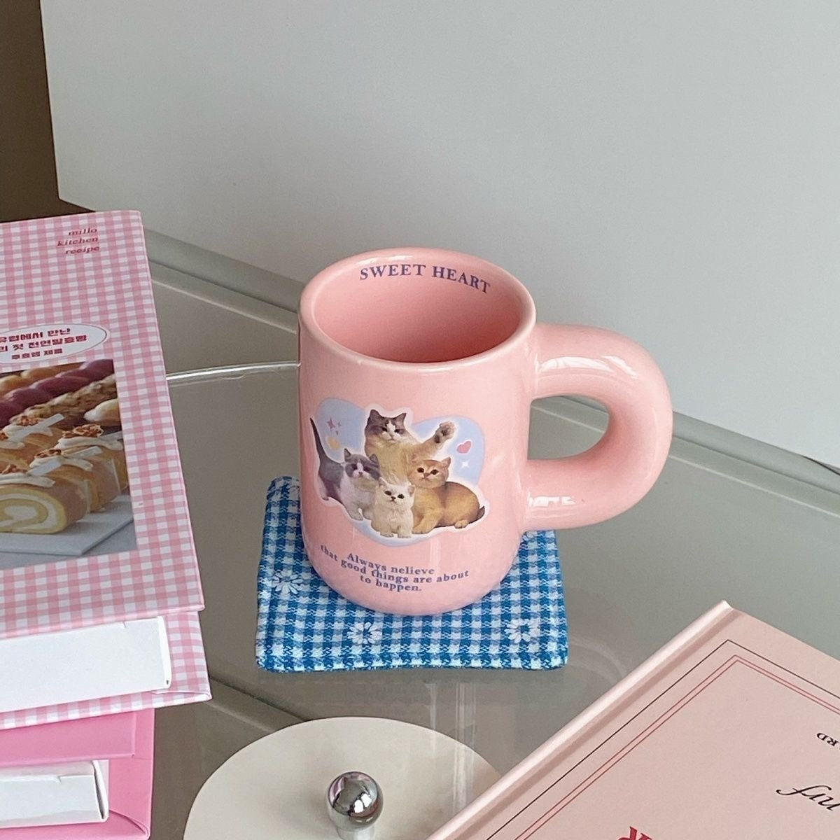 Cute Kitten Printed Ceramic Mug