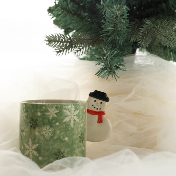 Hand-painted Xmas Ceramic Mug