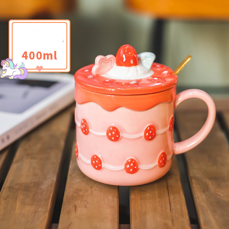 Strawberry Cake Mug - Gift Box