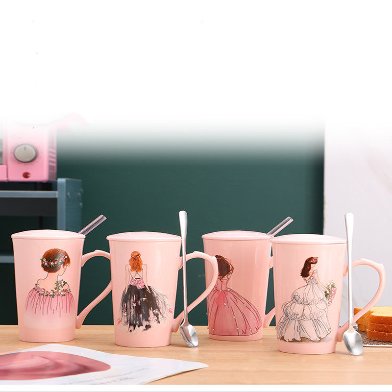 Large capacity mug ceramic cup