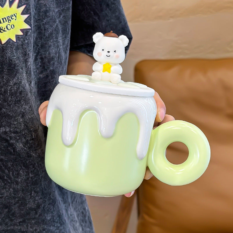 Bear-designed Ceramic Cup