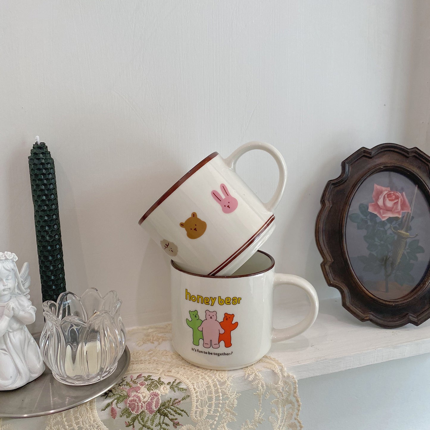 Bear Mug Coffee Cup Large Capacity