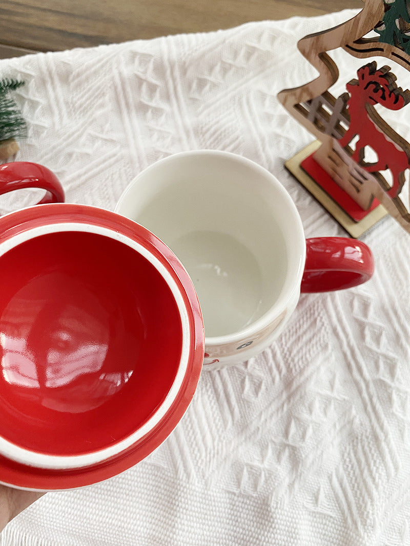 Christmas Ceramic Mug Gift Cute Cartoon