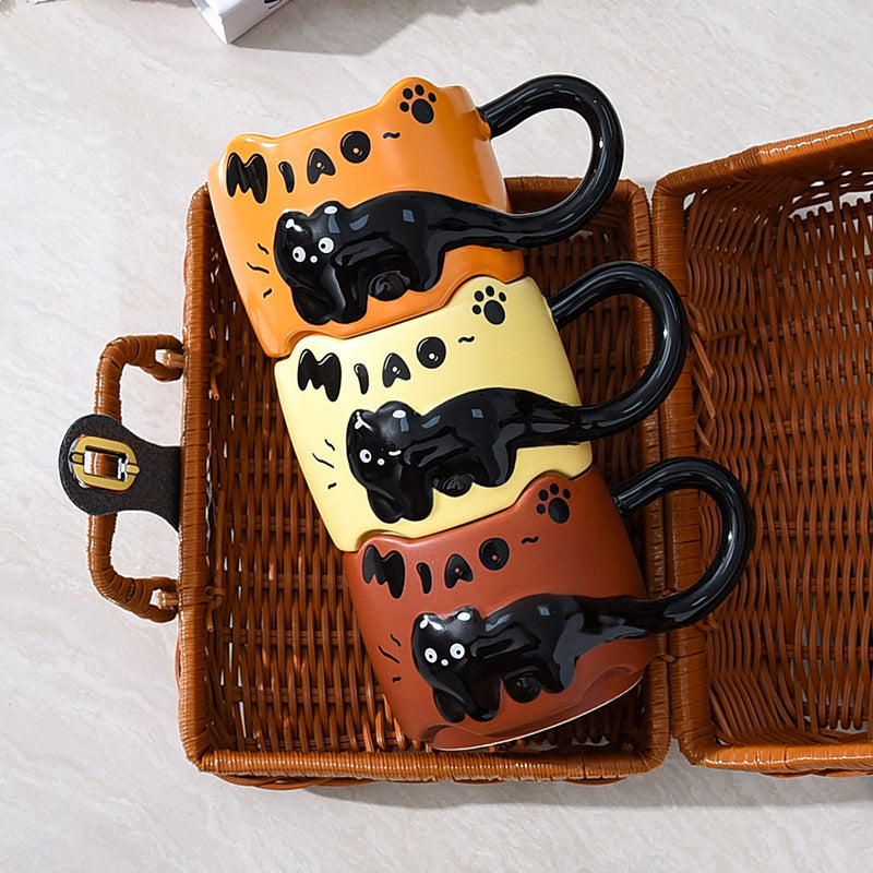 Suit Ceramic Cat Mug