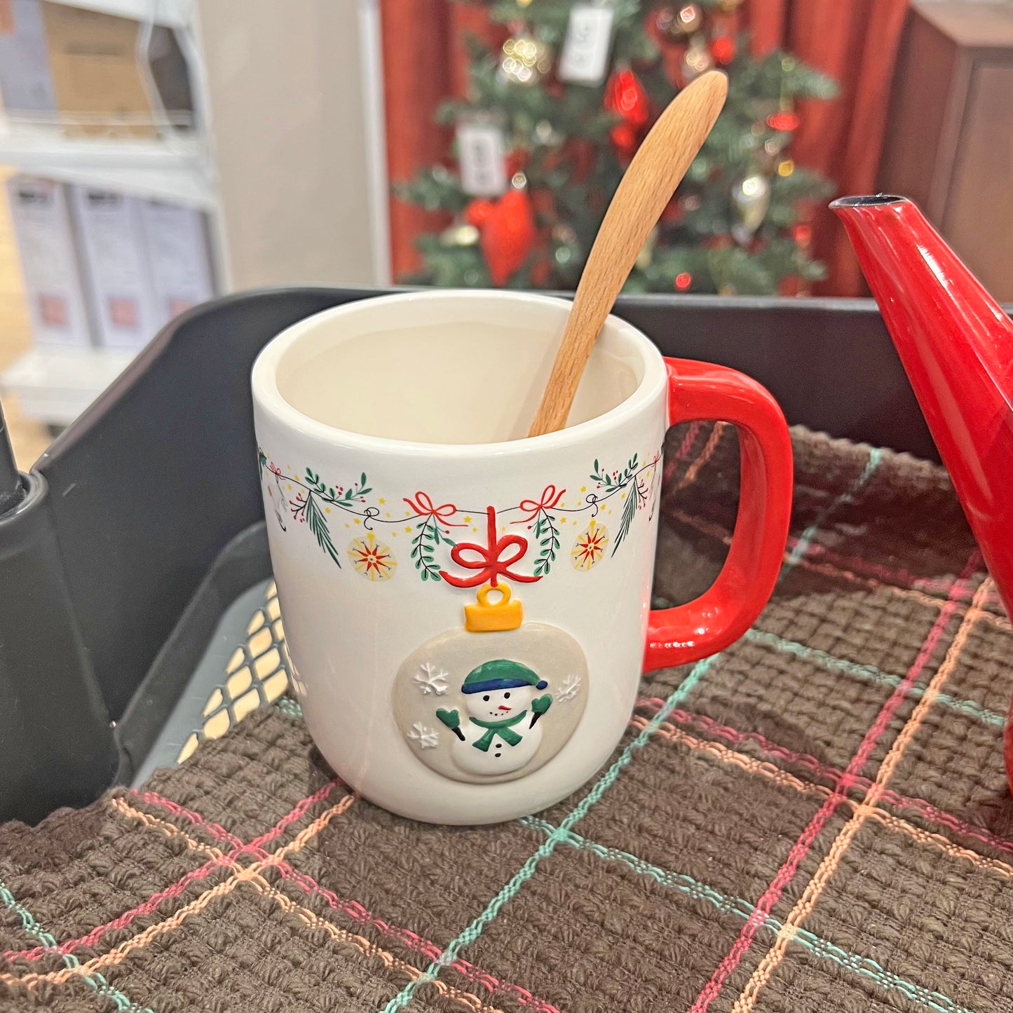 Export Santa Claus Hand-painted Ceramic Mug Large Capacity