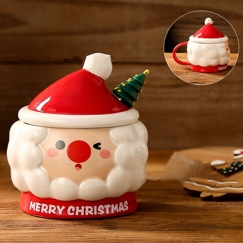 Christmas Ceramic Cup Festive Style