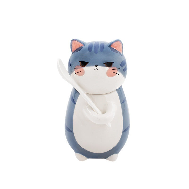 Cartoon Cute Cat Ceramic Cup