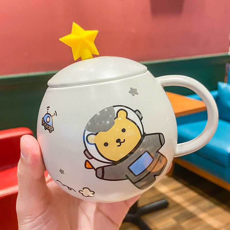 Space Astronaut Kitten Mug