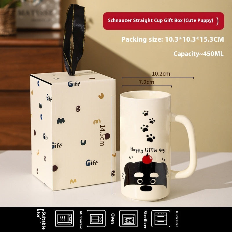 Ceramic Pet Dog Mug Household Drinking